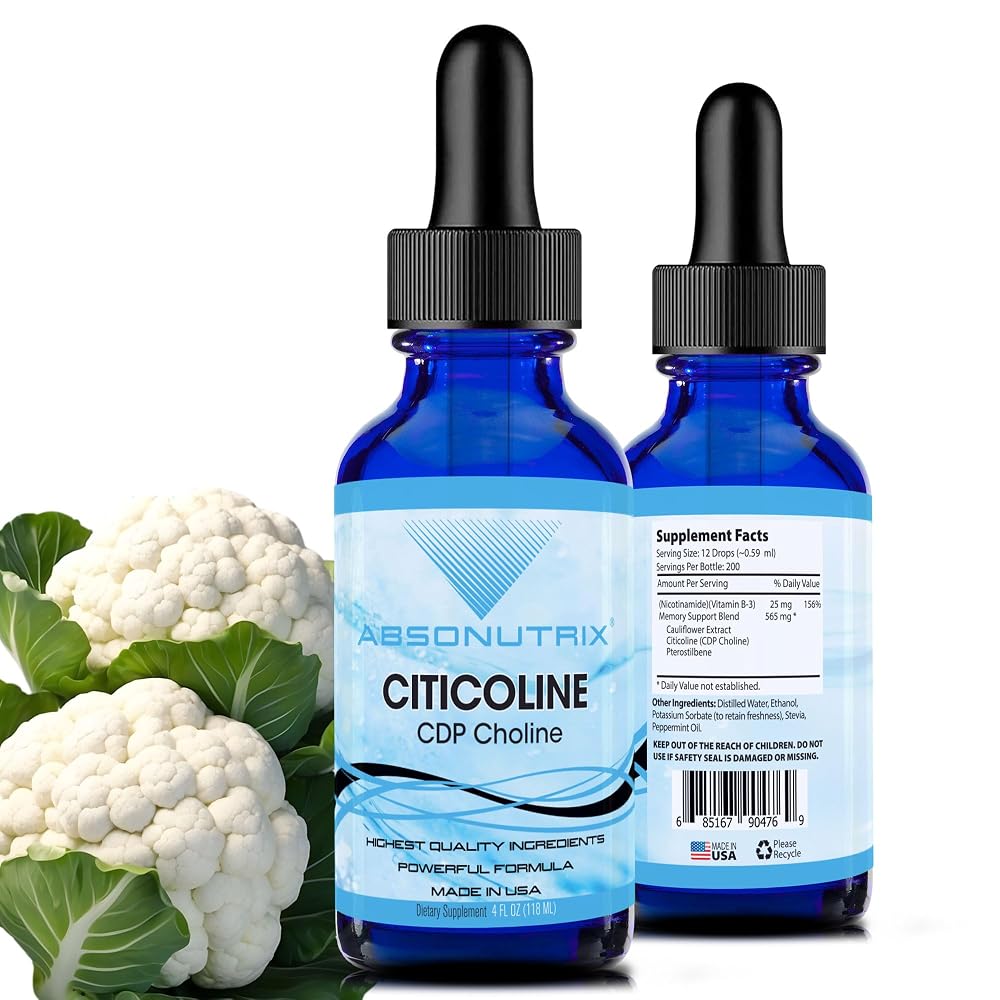 Absonutrix Citicoline 590 mg Liquid - 200 Servings