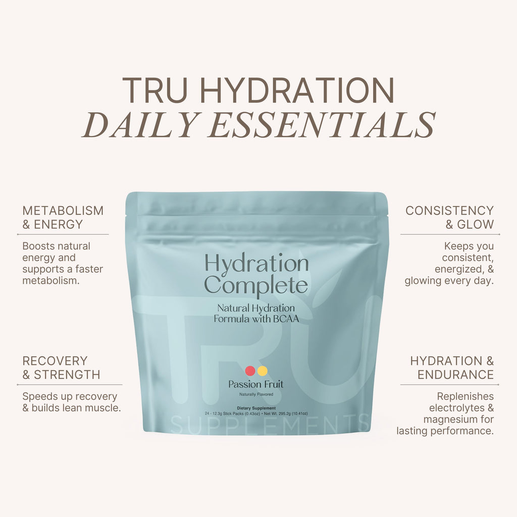 TRU Supplements Hydration Complete BCAA Powder - 24 Servings - image 3