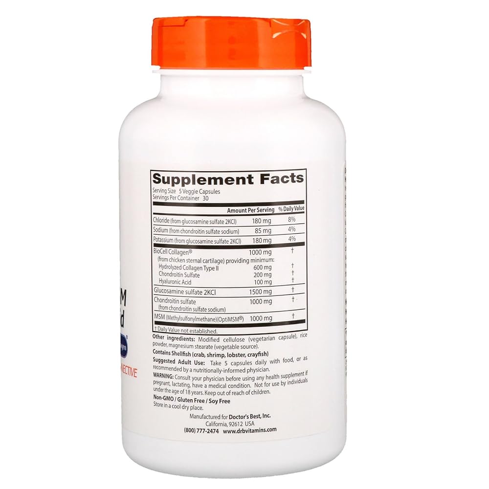 Doctor's BEST Glucosamine Chondroitin MSM Hyaluronic Acid - image 3
