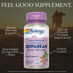 SOLARAY Dopabean 333mg Mucuna Pruriens Wellness Support - 60 Capsules - image 3