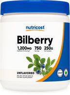 Nutricost Bilberry Powder 4:1 Extract - 250 Grams
