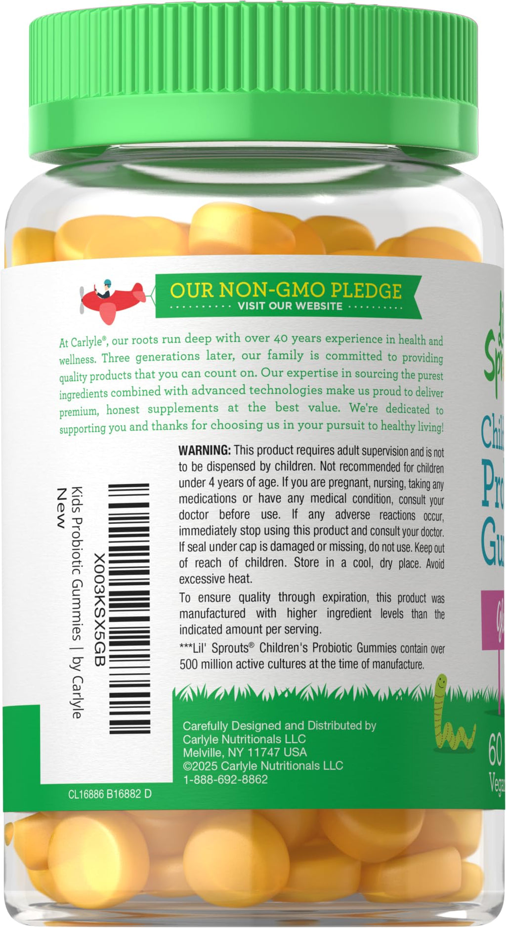 Carlyle Kids Probiotic Gummies - 60 Count - image 3