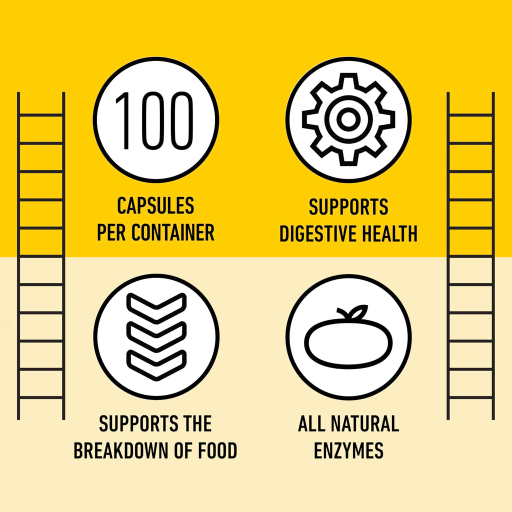 Complete Natural Products Digestive Enzyme Capsules 550mg - 60 Capsules - image 8