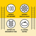 Complete Natural Products Digestive Enzyme Capsules 550mg - 60 Capsules - image 8