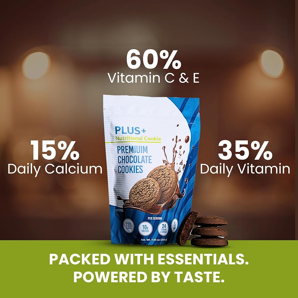 PLUS NUTRITIONAL Premium Gluten Free Chocolate Cookies - 48 Cookies - image 4
