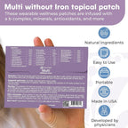 NUTRI-PATCH Multi-Nutrient Body Patches Iron Free - 30 Count - image 7