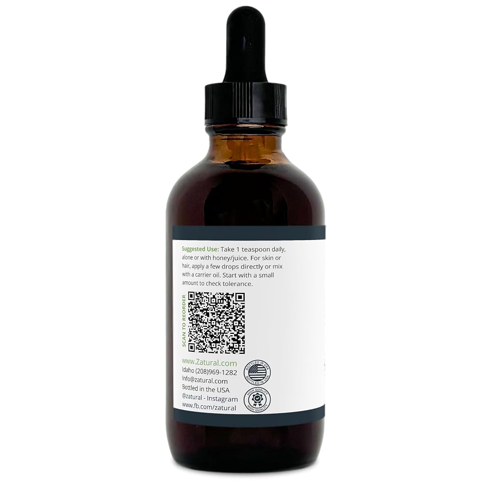 Zatural Black Seed Oil Nigella Sativa Cold Pressed Cumin Oil Digestion - image 9