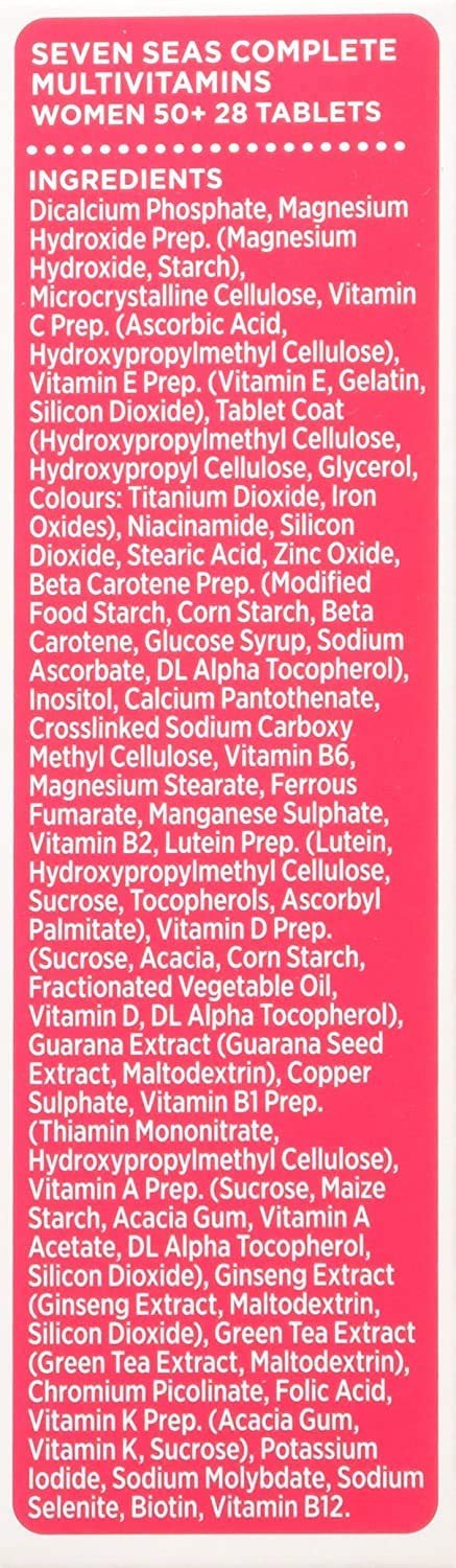 Sevenseas Multivitamin 50+ Women - 28 Capsules - image 3