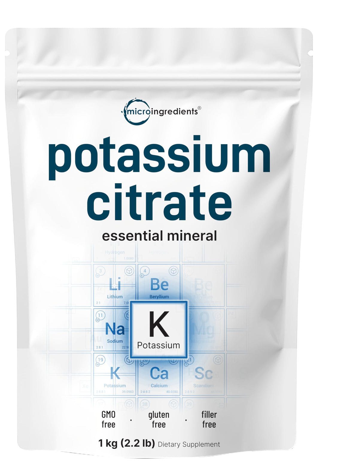 Micro Ingredients Potassium Citrate Powder - 1 KG