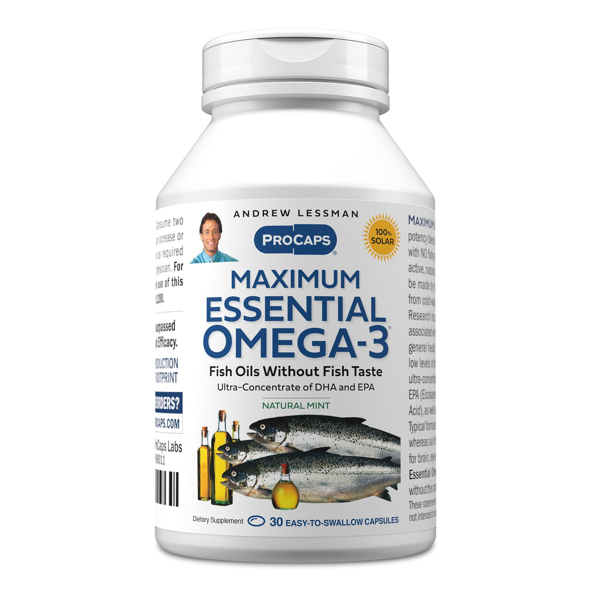 ANDREW LESSMAN Maximum Essential Omega-3 Mint - Softgels - Ultra-Pure