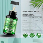 Fleamart Sea Moss Capsules Wildcrafted Bladderwrack Burdock Root