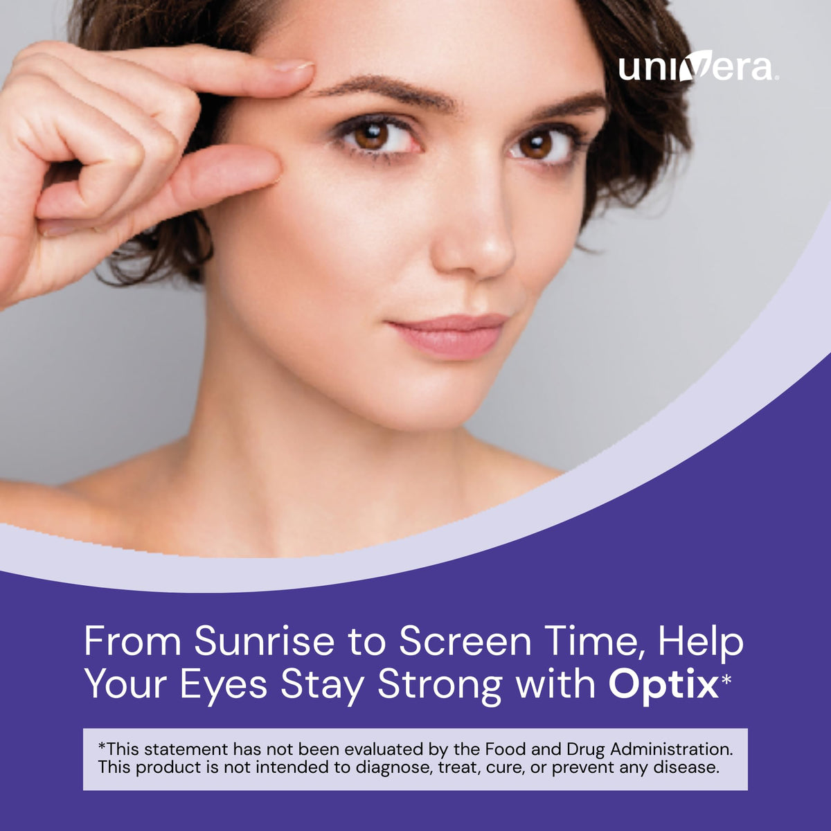 Univera OptiX Eye Health Supplement with Lutein & Bilberry - 60 Capsules - image 2