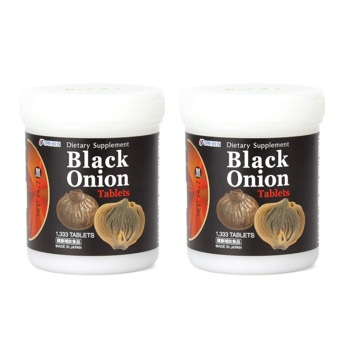Umeken Black Onion Fermented Concentrate with Quercetin - 1333 Tablets
