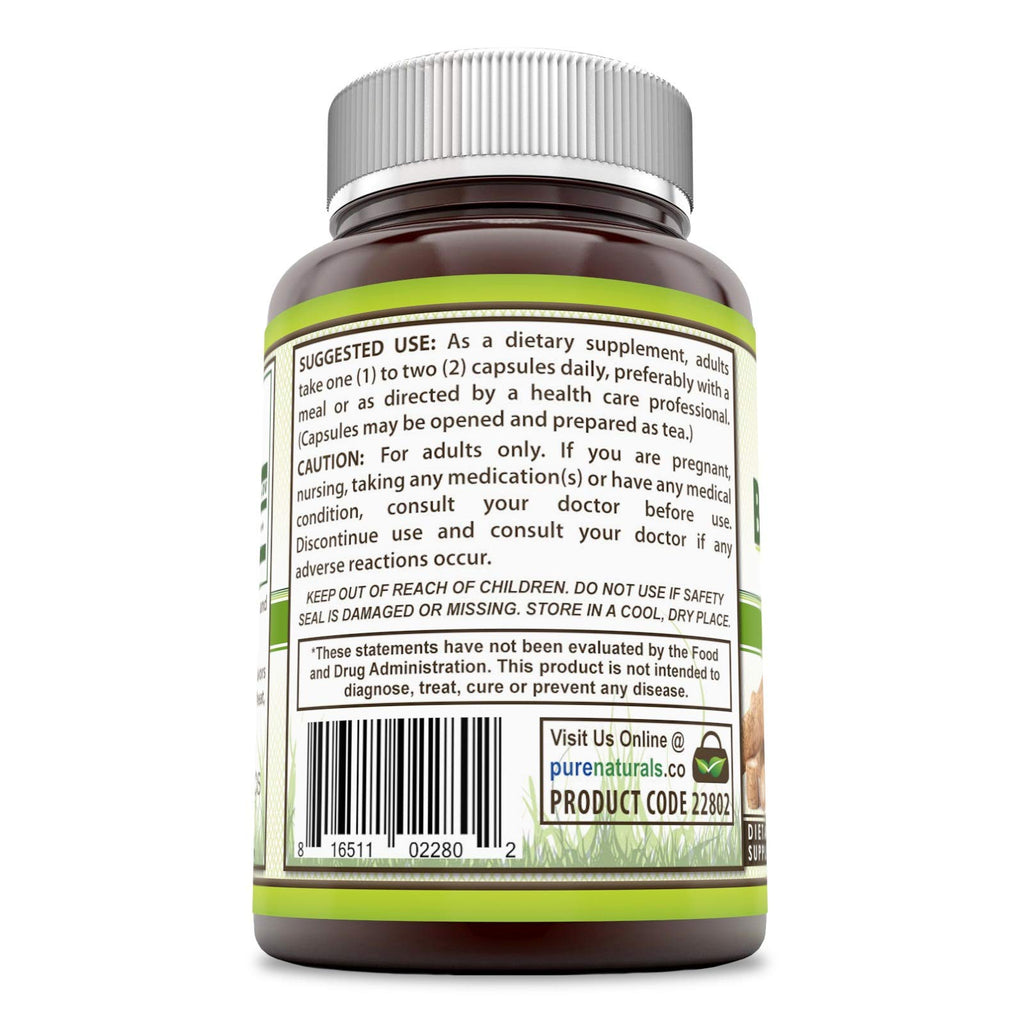 Pure Naturals Burdock Root 425mg - 120 Capsules - image 2