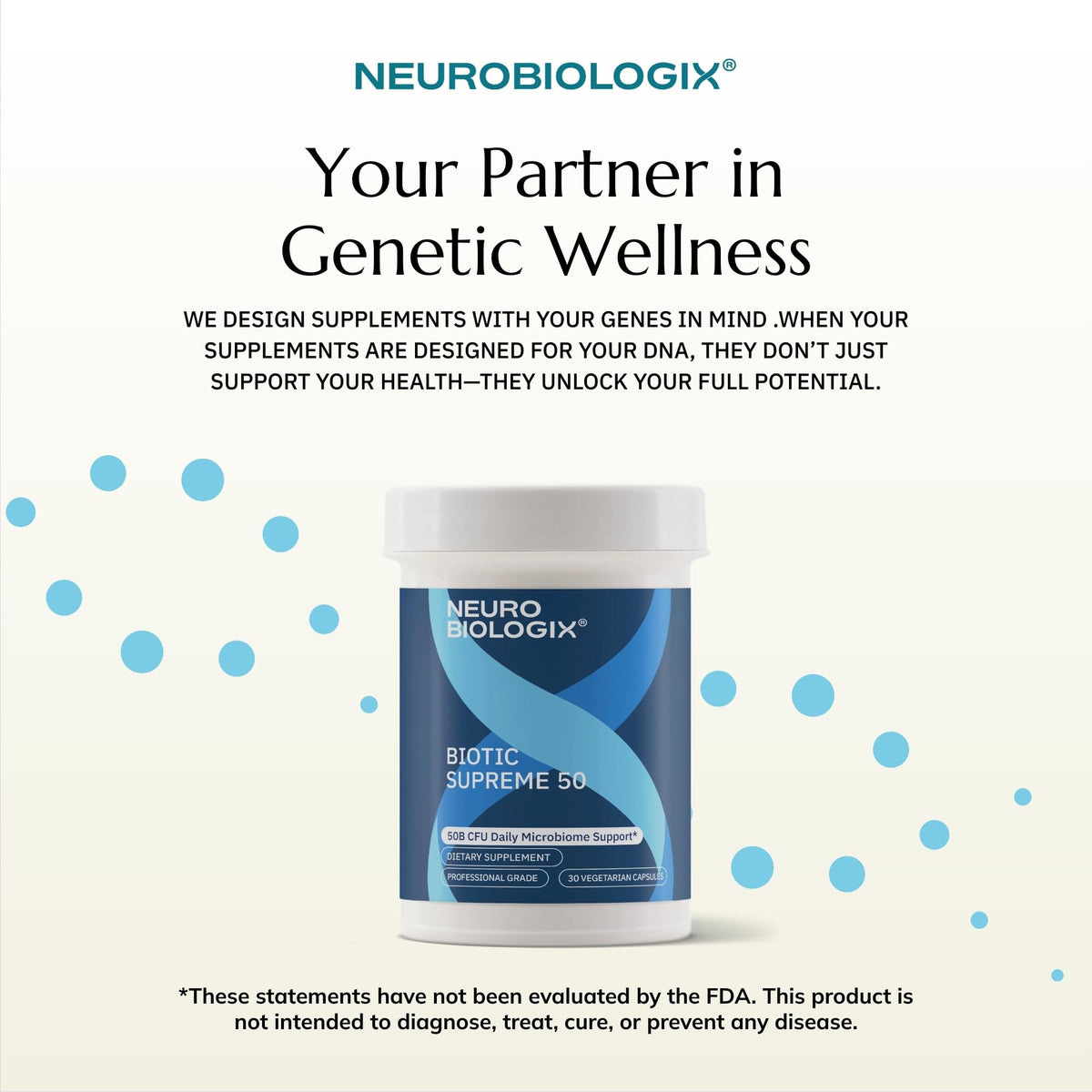 Neurobiologix Biotic Supreme 50 Billion CFU Probiotics - 30 Capsules - image 9