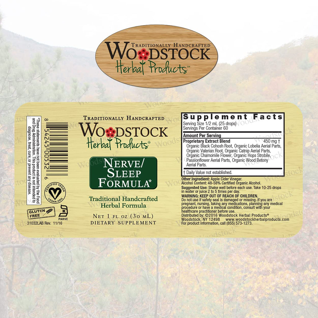 Woodstock Herbal Products Nerve Sleep Formula - 1 Fl Oz - image 2