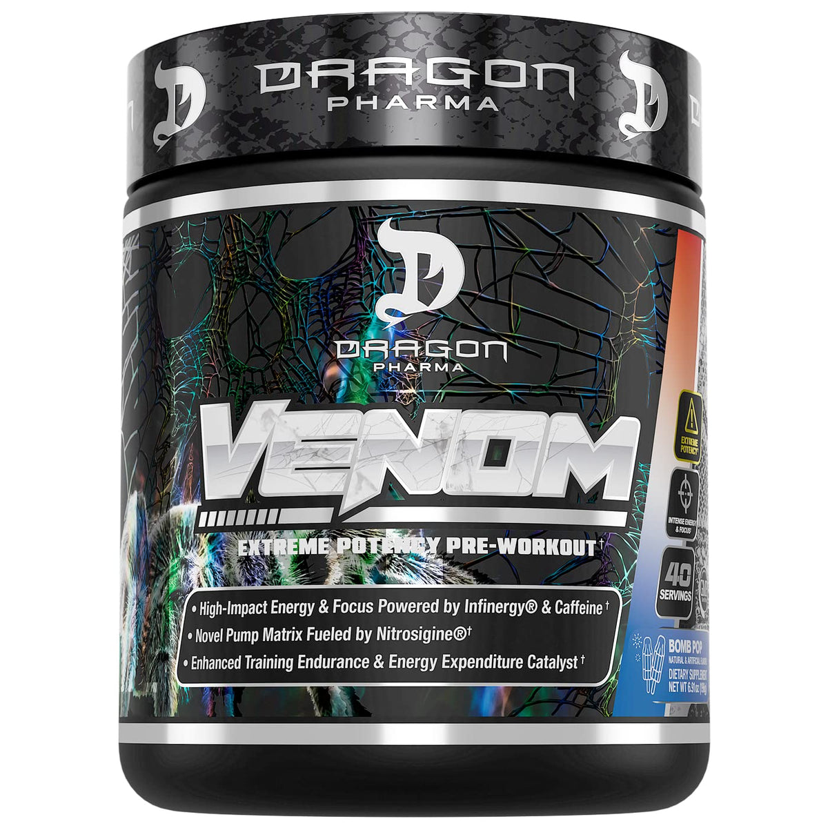 DRAGON PHARMA Venom Extreme Potency Pre-Workout