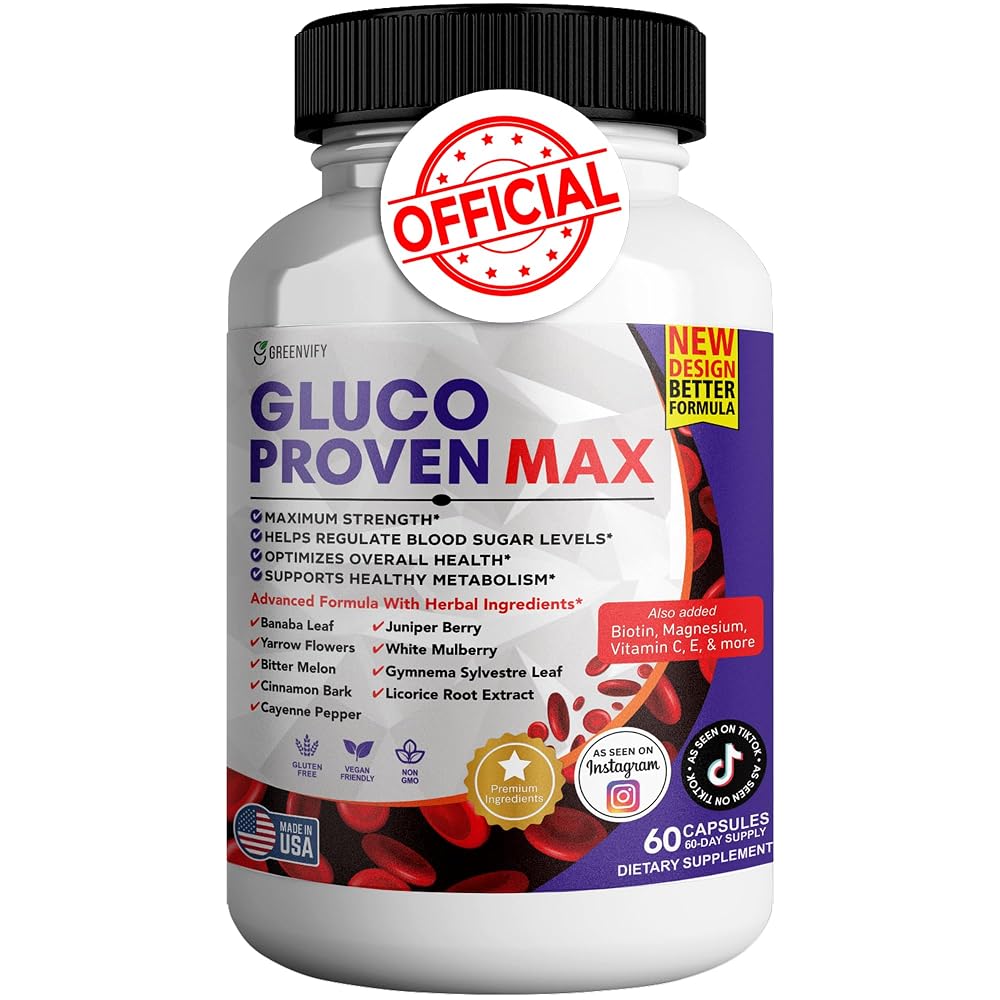 GREENVIFY Gluco Proven Max