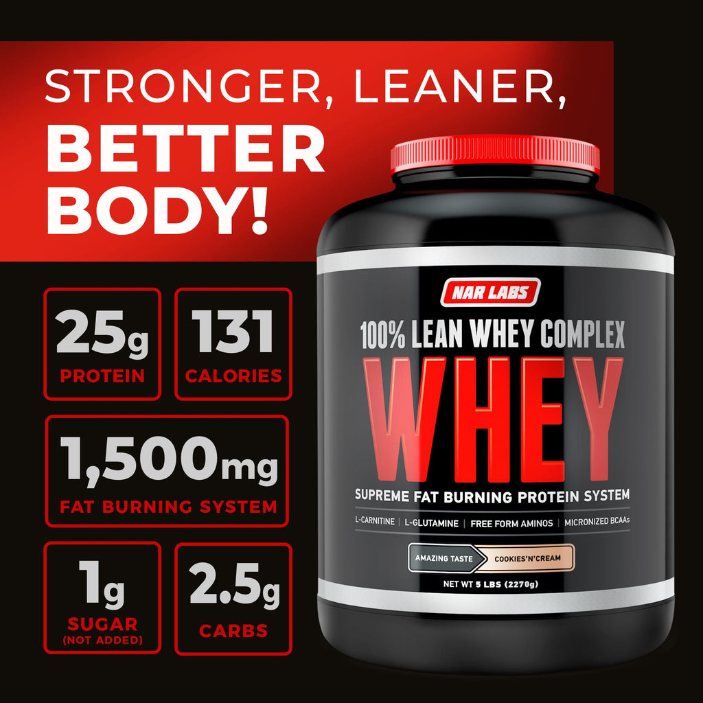 NAR LABS 100% Lean Whey Complex 5lbs