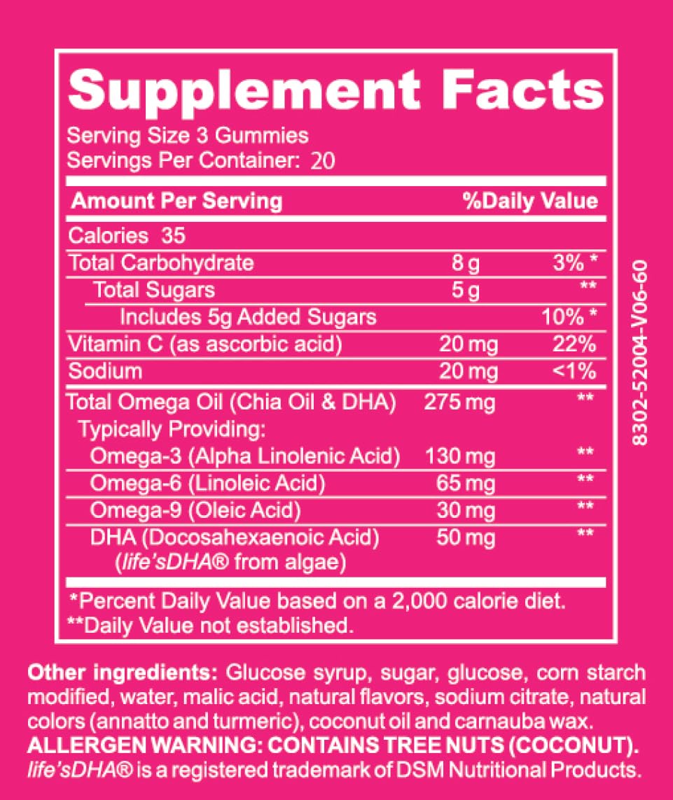 VitaVive Nutritions Omega Plus DHA Adult Gummies - 60 Gummies - image 2