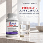 iEnzymes iSerra Advanced Series MAX Serrapeptase 450,000 SPU - 90 Capsules - image 8