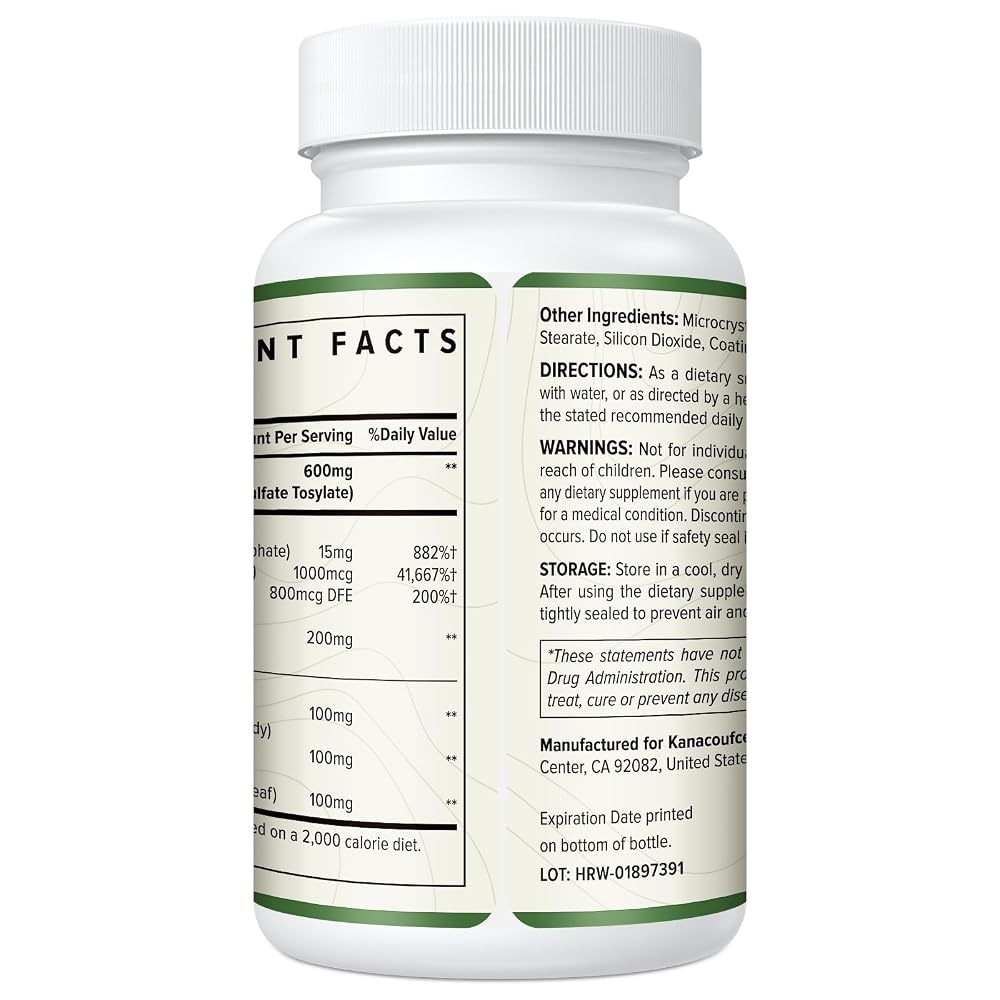 Kanacoufce 1100mg SAM-e (S-Adenosyl-L-Methionine), SAM e Supplement