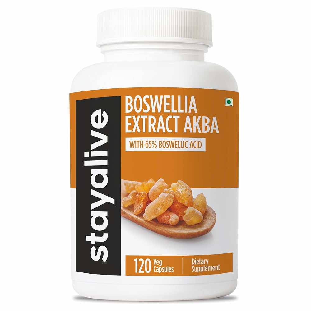 STAY ALIVE Boswellia Serrata Extract 1000mg - 120 Capsules