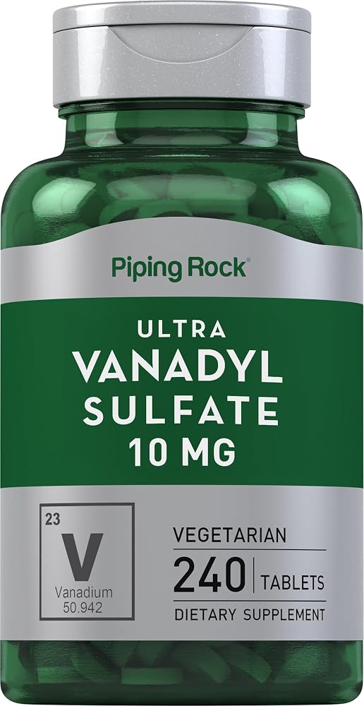 Piping Rock Vanadyl Sulfate 10 mg - 240 Tablets