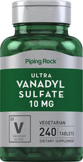 Piping Rock Vanadyl Sulfate 10 mg - 240 Tablets