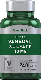 Piping Rock Vanadyl Sulfate 10 mg - 240 Tablets