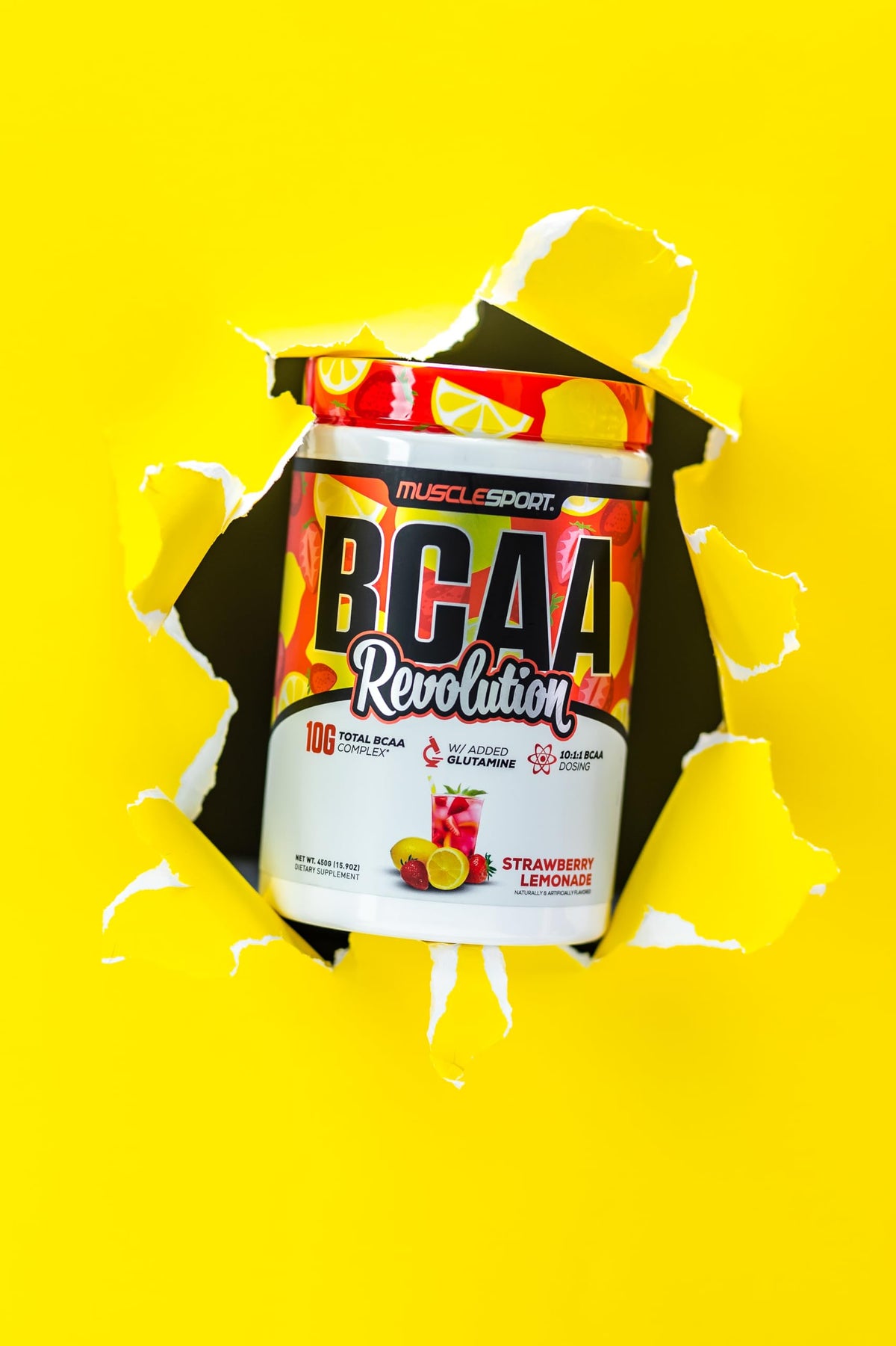 Musclesport BCAA Revolution Amino Acid Powder Supplement for Men