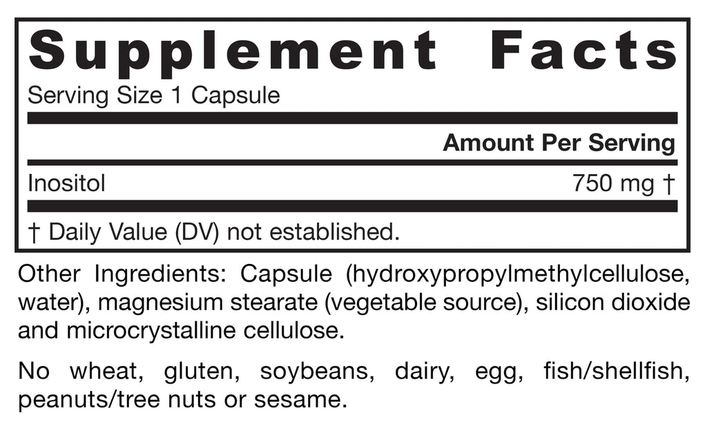 Jarrow Formulas Inositol 750 mg Liver Support - 100 Capsules - image 9
