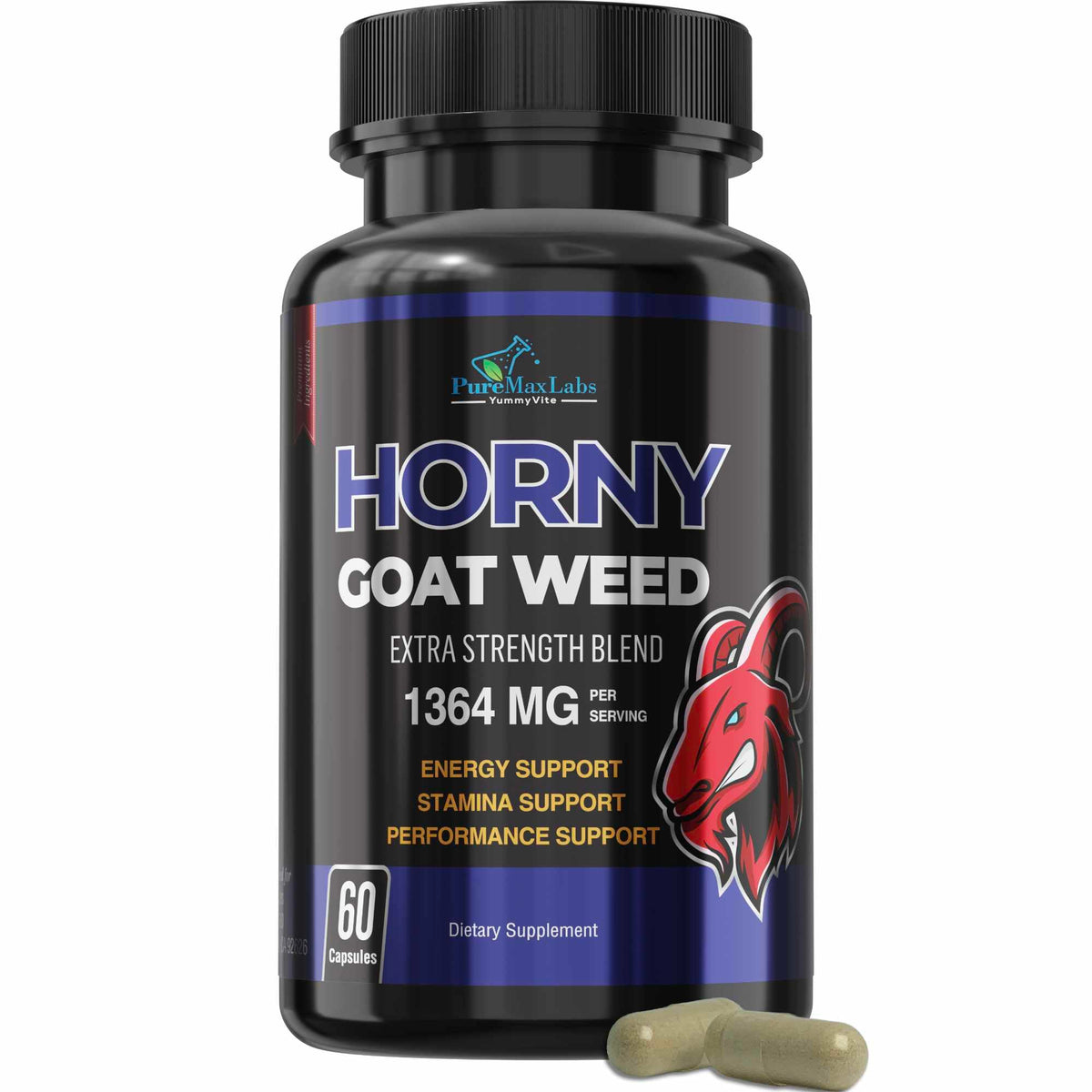 YUMMYVITE Horny Goat Weed Extra Strength - w. Maca
