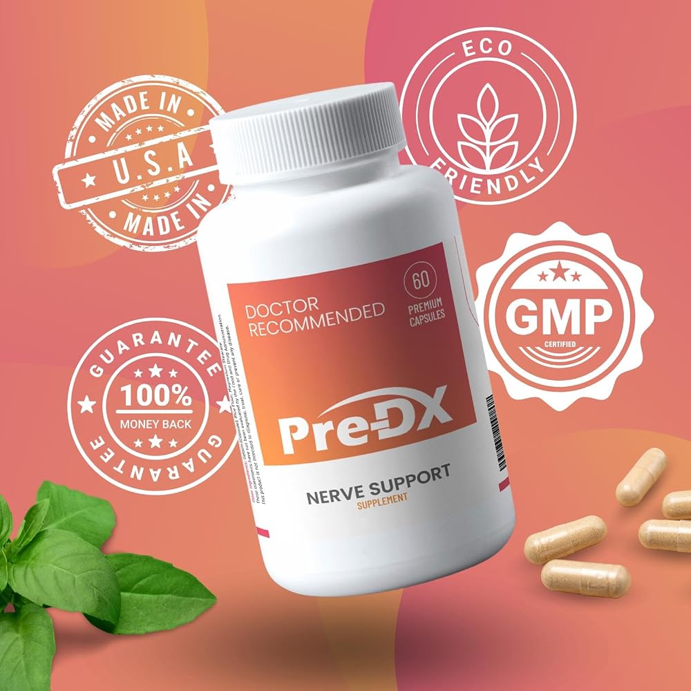 Pre-DX Nerve Support Supplement L-Methylfolate Multivitamin - 60 Capsules - image 4