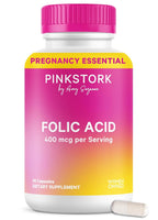 Pink Stork Folic Acid Supplement for Women 400mcg - 30 Capsules