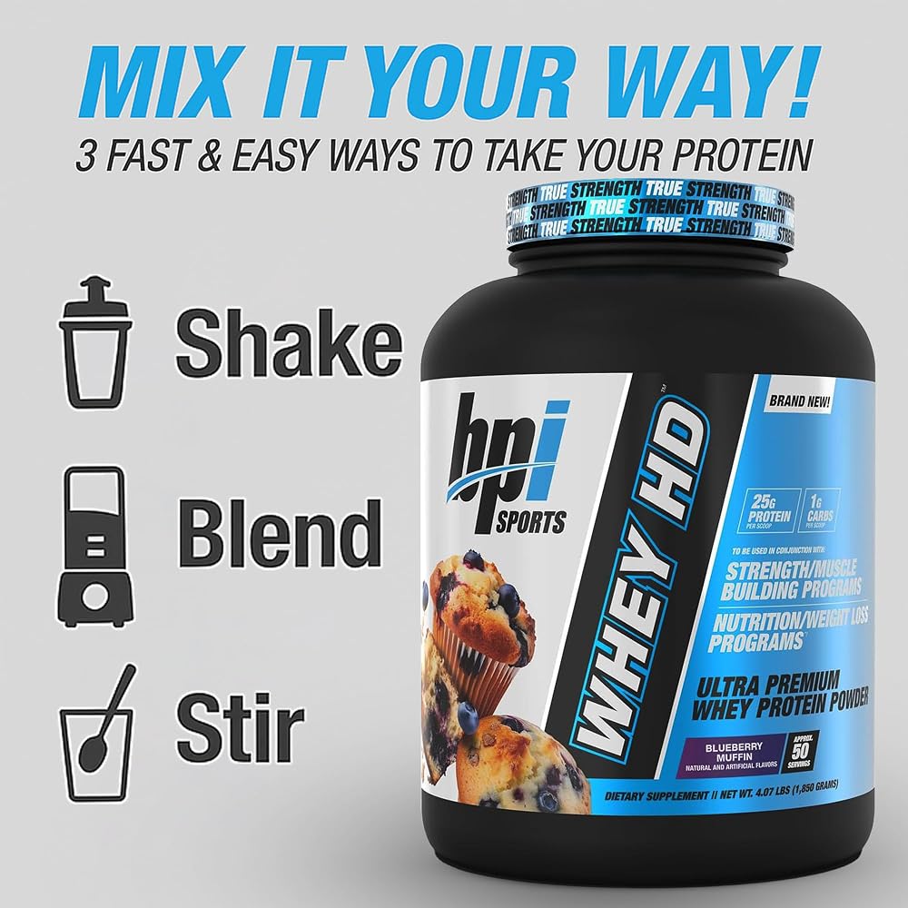 BPI Sports Whey Hd Ultra Premium Protein Powder
