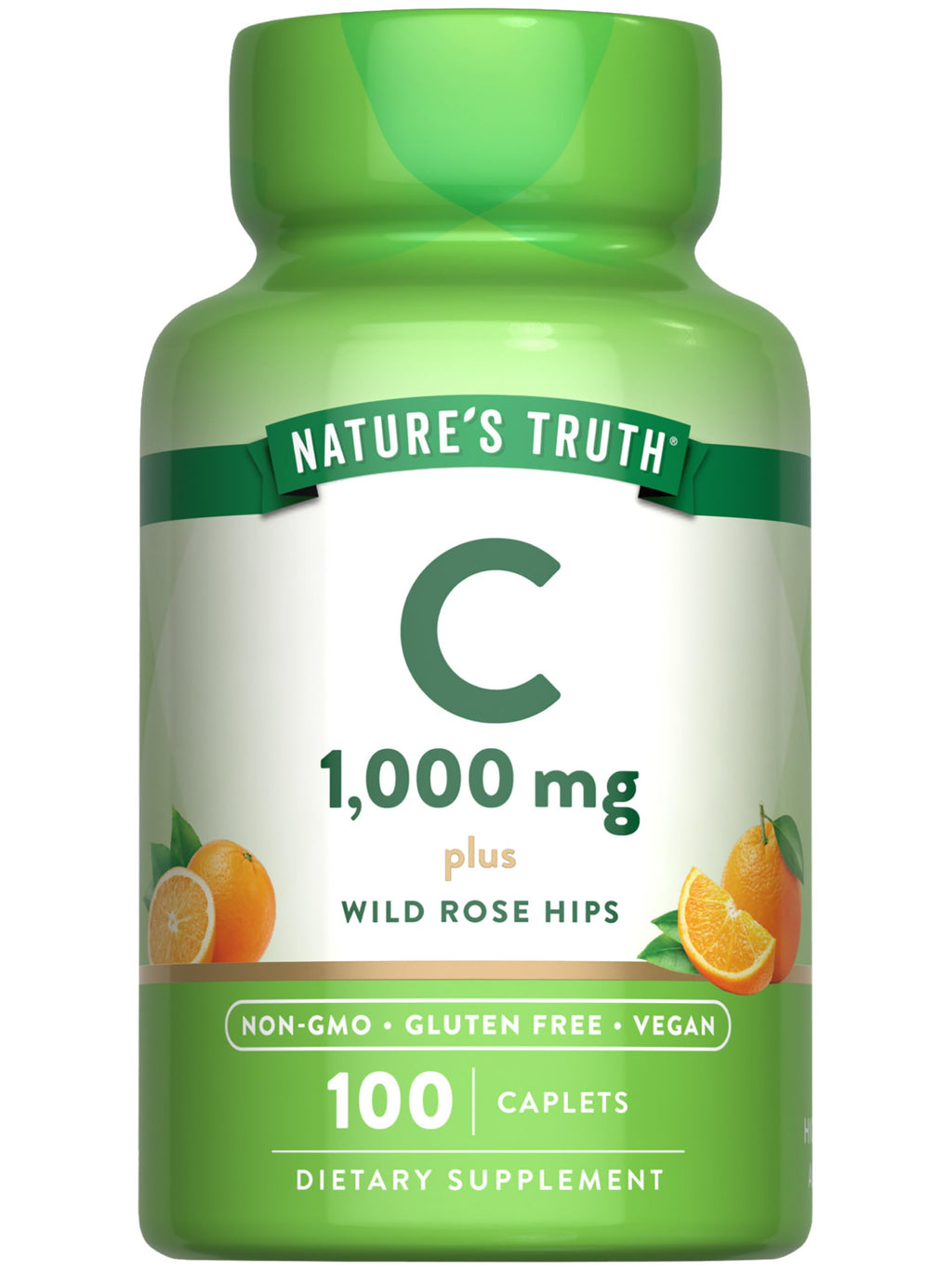 Nature's Truth Vitamin C 1000 mg with Rose Hips - 100 Caplets