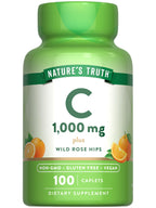 Nature's Truth Vitamin C 1000 mg with Rose Hips - 100 Caplets