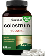 NatureBell Bovine Colostrum 1000mg Supplement - 240 Capsules