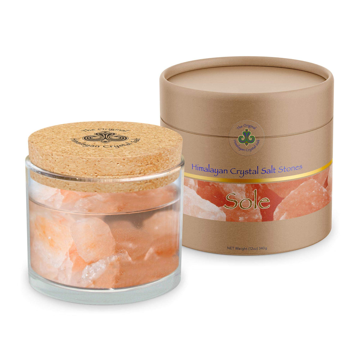 The Original Himalayan Crystal Salt Sole Jar + Salt Stones - 12 oz - image 5