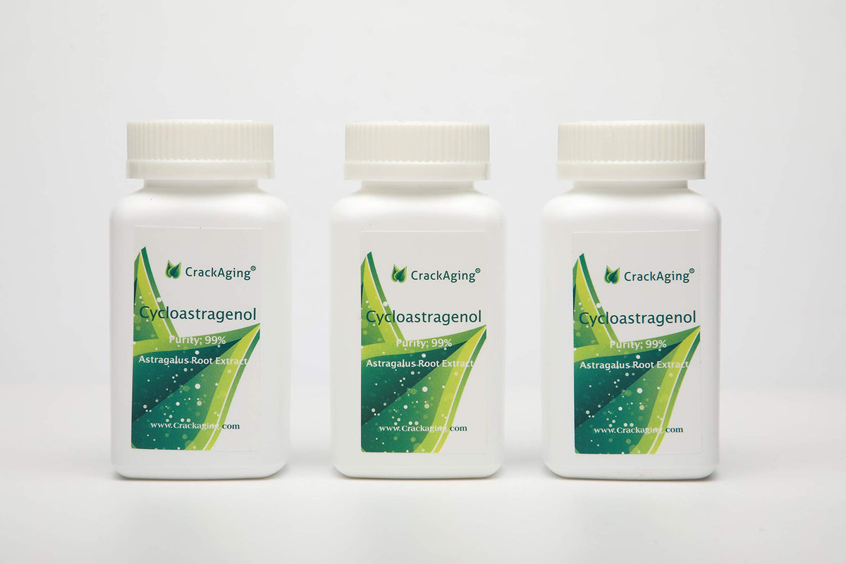 Crackaging Cycloastragenol 98% Cellular Vitality Supplement - 90 Capsules - image 3