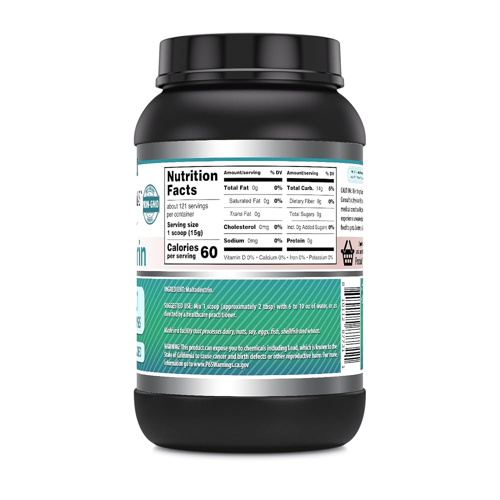 Amazing Nutrition Maltodextrin Powder - 121 Servings - image 2