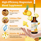 BVIVLOO Magnesium Glycinate Liquid - 2 Fl Oz - image 3