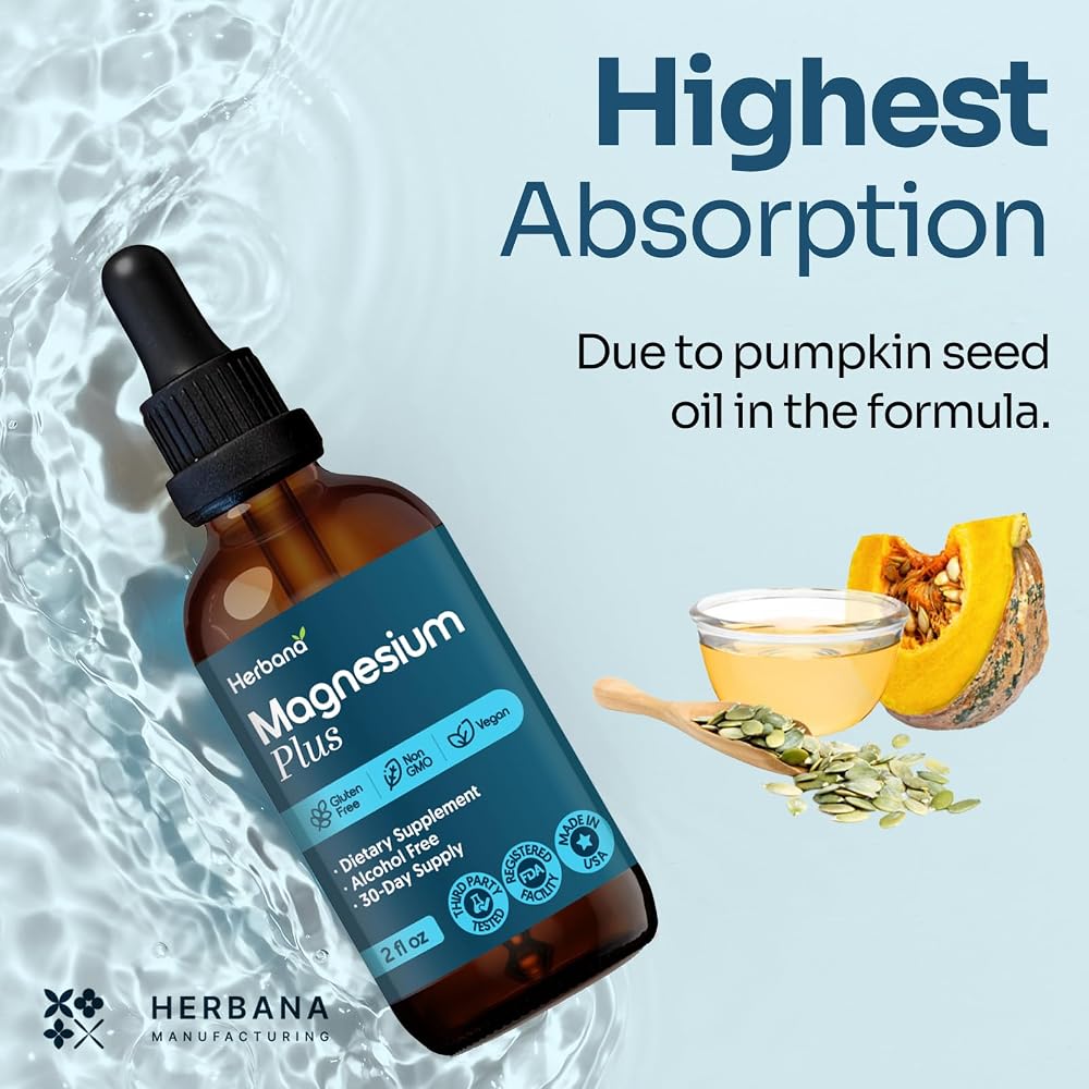 HERBANA MANUFACTURING Magnesium Complex Plus Liquid Drops - Advanced