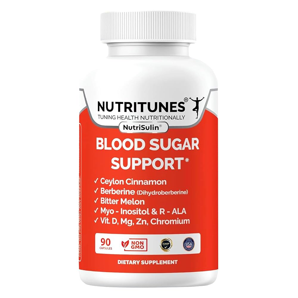 Nutritunes - NutriSulin Blood Sugar Support - 90 Capsules