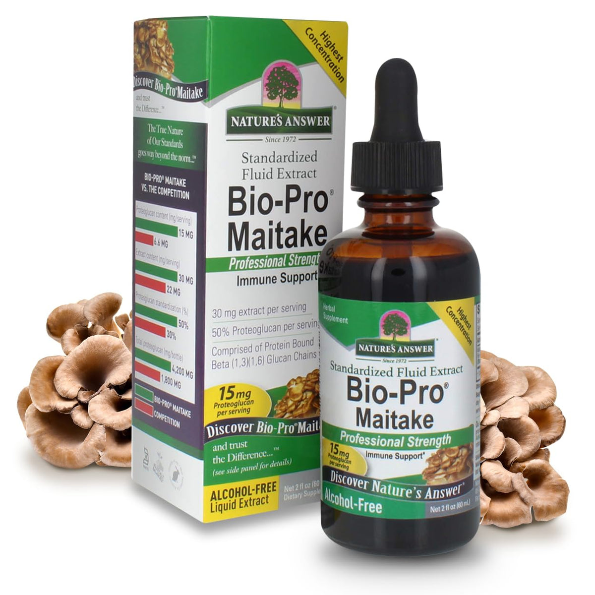 Nature's Answer Bio Pro Maitake Mushroom Extract - 2 Fl Oz