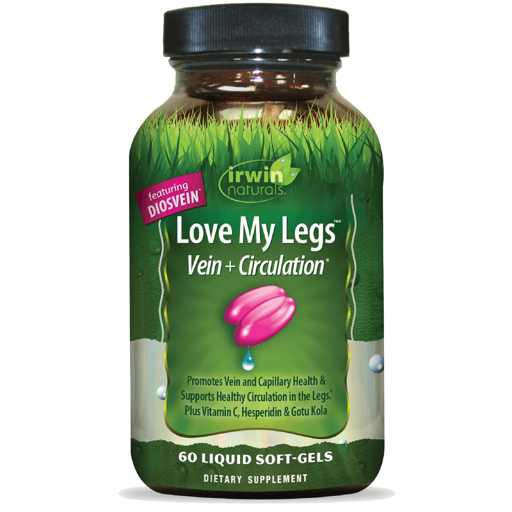 Irwin Naturals Love My Legs - 60 Liquid Softgels - Supports Health