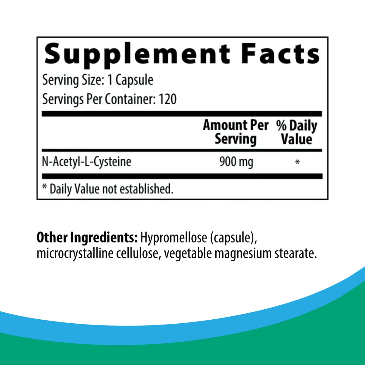 Rootcology Pure N-Acetyl Cysteine by Dr. Izabella Wentz - 120 Capsules - image 2