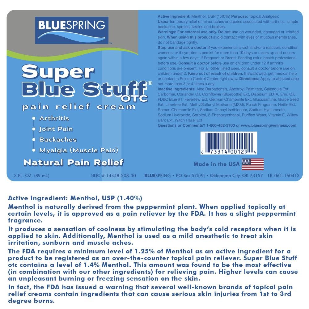 Emu Therapy Super Blue Stuff Natural Pain Relief Roll-On with Emu Oil - image 2