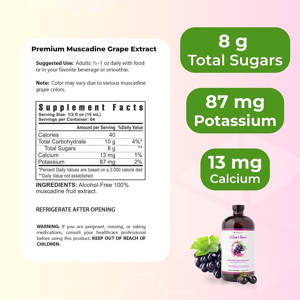 Youngevity Nature's Pearl Muscadine Grape Extract - 1 Fl Oz - image 3